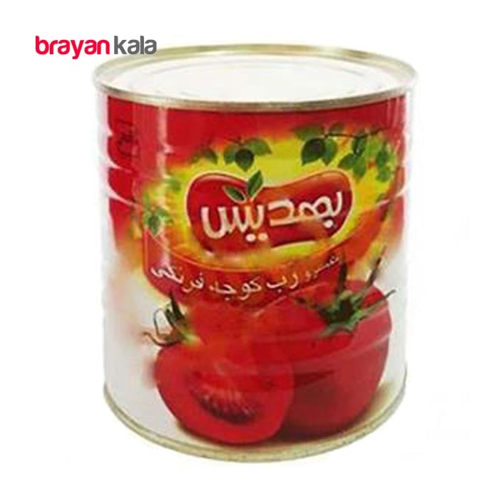 عکس اصلی رب گوجه فرنگی 800 گرمی بهدیس
